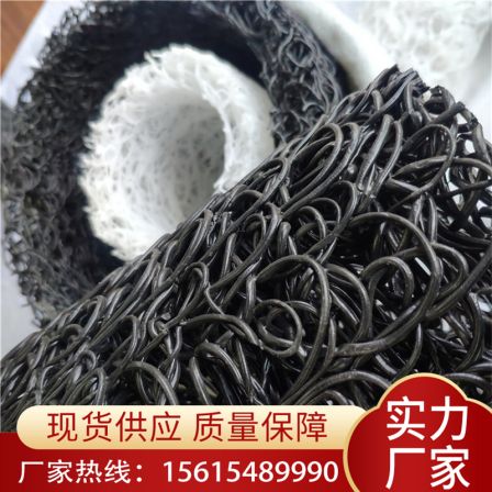 Wangao brand railway and highway composite blind ditch pipe with black disordered PP mesh drainage pipe 80mm customized