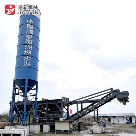 A complete set of new machinery for the construction of integrated lime and fly ash mixing station ZWB400 mobile stable soil mixing station equipment