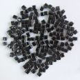 Black PC/ABS alloy plastic raw material modified flame retardant nozzle particle matching