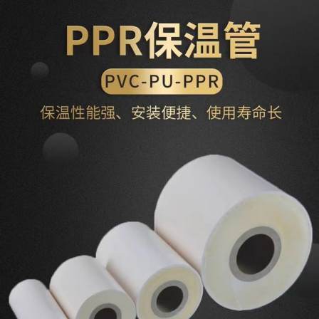 PPR insulation pipe hot spring cold and hot water transmission insulation pipe model customization waste heat recovery hot water project