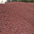 Production Plant of Natural Red Brown Volcanic Rock Granular Mineral Products for Sewage Treatment with Volcanic Stone Filler Film Coating