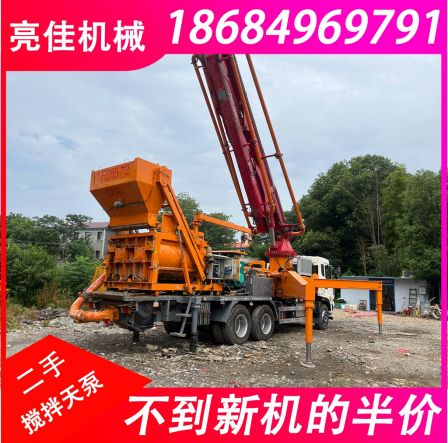 38 meter mixing day pump truck integrated machine Tuowao mixing pump truck second-hand day pump with mixing 90% new package delivered home