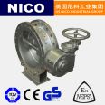 NICO imported high-temperature resistant wafer butterfly valve, wafer type high-temperature alloy stainless steel valve plate, American Nico brand