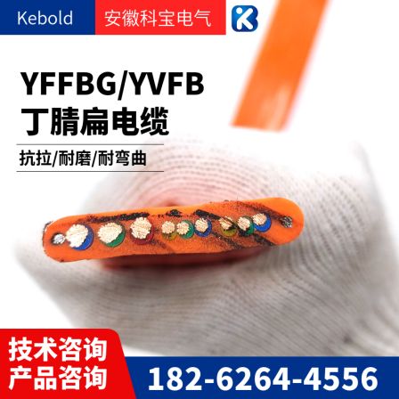 YFFB4 * 25 square crane flat cable, cold resistant and wear-resistant flat cable YFFBP