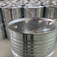 208L galvanized closed barrel has a wide range of use, such as particle barrels. The export barrel of galvanized barrels has good quality