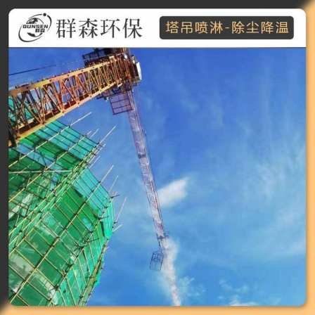 50 meter Qunsen Environmental Protection Tower Crane Spray Tower Crane with Swivel Seat, Various Arm Lengths Available for Customization