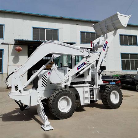 Customized modification of excavator loader with hydraulic sliding at both ends of 270 ° slewing boom