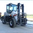 Off road forklift 3t four-wheel drive 5t multi-function 3.5t hydraulic loading and unloading truck seat driving diesel lift Cart