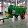 8-way reinforced manure truck, farmer manure spreader, soil and miscellaneous fertilizer dedicated manure lifting function, stone throwing machine