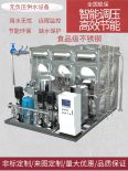 Intelligent pump room access control and security monitoring system for non negative pressure variable frequency water supply equipment