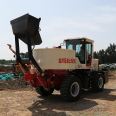 Self loading and unloading full-automatic disc mixer, vertical flat mouth mixer, 1.6m3 self loading Concrete mixer