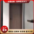 Fashionable and simple solid wood composite door, light luxury ecological door, office door, fast delivery