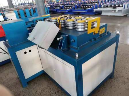 Vegetable greenhouse pipe bending machine fully automatic servo drive nine wheel pipe bending forming machine link necking equipment