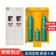 Gas cylinder cabinet explosion-proof all steel safety cabinet laboratory with alarm gas single and double cylinder gas cylinder cabinet