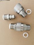 Huaao Q/ZB275-77-8 M22 * 1.5 open closed stainless steel quick plug and quick change oil pipe quick connector