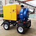 Supply of diesel engine mobile pump trucks for flood and drought resistance, 1000 square meters high flow self priming pump, sewage discharge, pumping and drainage pump