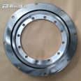 Rotary table bearing, inner and outer double flange small rotary bearing, thin-walled light rotary bearing