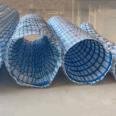 Soft permeable pipes for underground drainage with small pore diameter and good permeability are used for roadbed erosion resistance