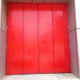 Color coating process for factory doors in large swing door workshops Polyurethane filled rock wool insulation