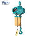 Ring chain electric hoist single and double speed electric hoist 220V 380V hook hot forging is not easy to break for construction site