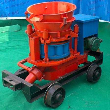 The five cubic shotcrete machine is suitable for greening hard rock areas with low rebound rate of shotcrete