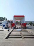 Gantry type fully automatic car washing machine engineering car washing room construction site flushing platform Longmao Xinsheng