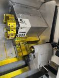 TCK46 turning and milling composite CNC inclined lathe with 8-station turret inclined bed, small vibration,