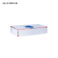 Roof plastic water tank RV flat square water storage bucket 80L60L45L with anti wave water tank YAG