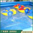 Children's colorful inflatable small whale water toy thickened PVC children's playground slide amusement equipment