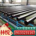 Hot dip plastic coated steel pipe, plastic coated cable protection pipe, buried conduit, 150 extruded pipe, 125 power coated plastic in stock