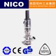 NICO imported sanitary level pneumatic discharge valve with upward expansion and downward expansion bottom tank bottom discharge stainless steel Nico