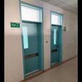 Ward steel hospital swing door for doctors' offices. Hausen production can support door-to-door installation