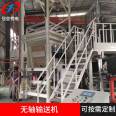 Guandeng stainless steel U-shaped screw conveyor sludge shaftless stranding equipment manufacturer