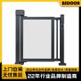 Door security at the entrance and exit of the community Electric fence door Face recognition system Upper gate installation