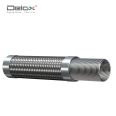 Delox Teflon hose stainless steel 304 flange metal woven mesh corrugated pipe