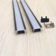 14 * 8mm thick aluminum slot with edge light slot for wardrobe, cabinet light strip, and shell size can be customized