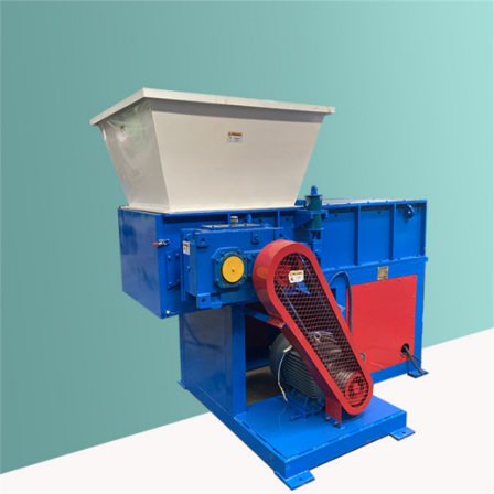 PE aluminum-plastic composite film single axis shredder, lifting sail rock wool board powder equipment, insulation box cutting machine