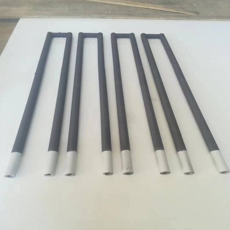 1400 degree silicon carbon rod, high-temperature resistant heating rod, complete specifications, U-shaped right angle size, customizable, fast delivery