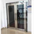 Baodun Class A crystal inorganic silicon double door fireproof glass door with short production cycle and fast shipment