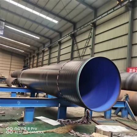 3PE anti-corrosion straight seam steel pipe, buried polyethylene, 3PE anti-corrosion steel pipe manufacturer with good corrosion resistance and high pressure resistance