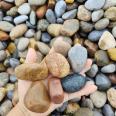 Park villa landscaping, polishing, river pebbles, manual selection, polishing, high-quality pebbles, garden and wetland decoration