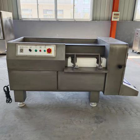 Spanish Mackerel Frozen Plate Dicing Machine Frozen Meat Dicing Machine Stainless Steel Fully Automatic Dicing Equipment