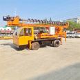 Pile driving machine for building foundation in Hekeng, vehicle mounted mobile long spiral drilling machine, multi angle rotary telescopic pile driving