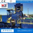 2.5 meter scrap steel crusher, Wanbang hammer type flower iron crusher, iron sheet rolling ball production line