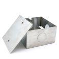 Stainless steel junction box concealed junction box switch bottom box 75 * 75 * 50 wire protection