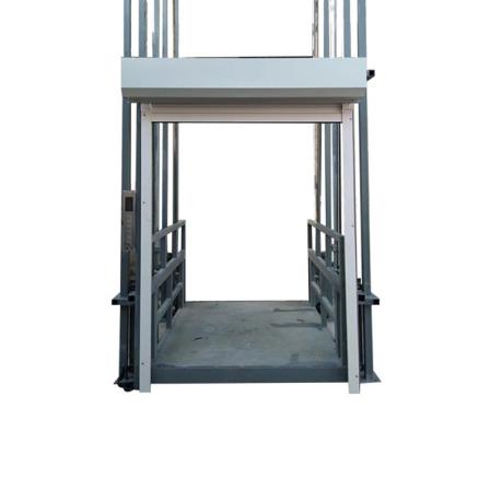 Manufacturer's industrial guide rail type cargo elevator, hydraulic elevator, fixed lifting platform