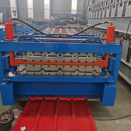 840 double-layer tile pressing machine 900 delivers on time, fully automatic hydraulic shearing, and exhibition machinery services are thoughtful