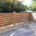 Plastic wood fence, outdoor garden, courtyard, villa, yard enclosure, terrace, wooden plastic fence enclosure