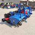 Rotary tillage, ridging, fertilization, and sowing integrated machine for scallions, strawberries, furrowing, ridging, and building ridges