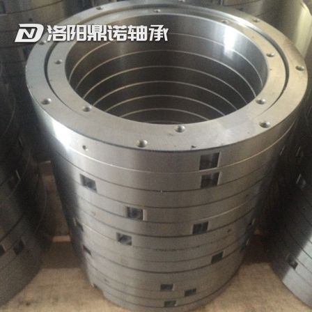 Small self positioning four point ball type rotary bearing with dedicated rotary support for rotary table bearing line body